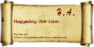 Hagymásy Adrienn névjegykártya