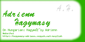 adrienn hagymasy business card